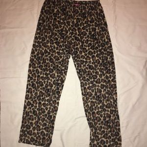 Mix & Co leopard print pajama pants
